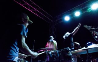 Robonzo with the Jim Votaw Band at Boga Bar, Vista Mar Marina, Panama