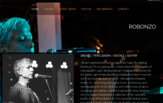 Robonzo's Bandzoogle Website